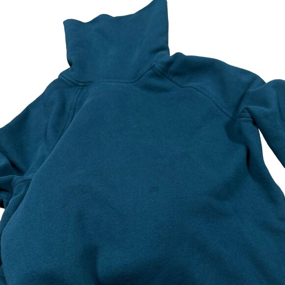 Lululemon To You Tunic Sweater Women's Submarine Blue Turtleneck Size 6 - Picture 3 of 8